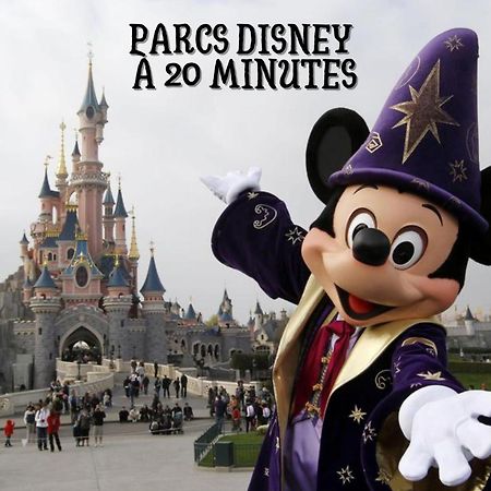 Calme Absolu, Terrasse Et Parking Entre Paris Et Disney Vaires-sur-Marne エクステリア 写真
