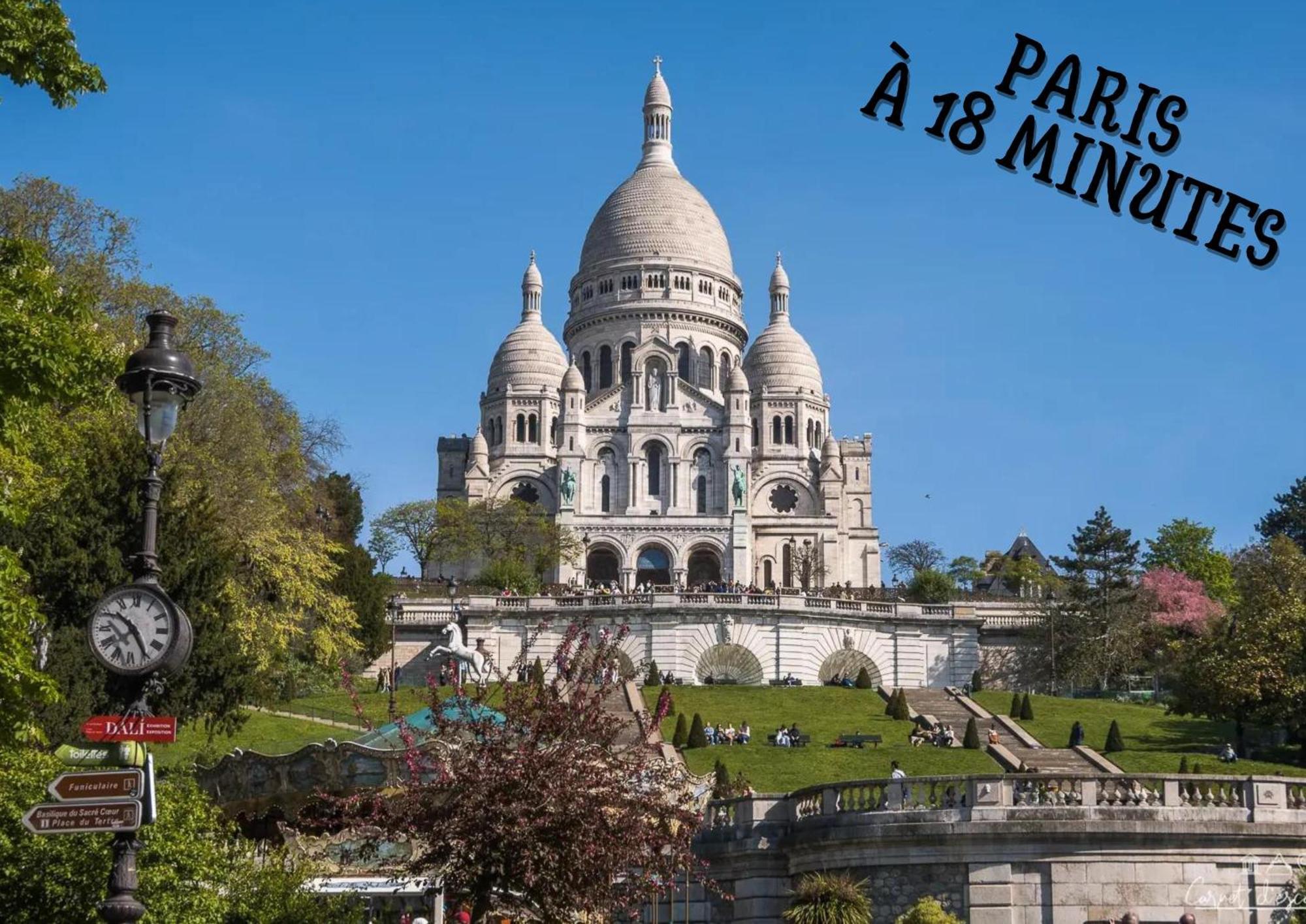 Calme Absolu, Terrasse Et Parking Entre Paris Et Disney Vaires-sur-Marne エクステリア 写真